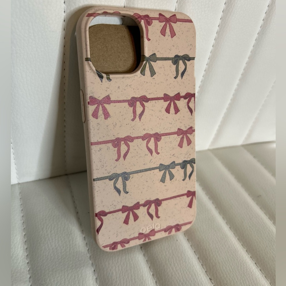 Pela iPhone 14 Bows Pattern Phone Case. NWT*